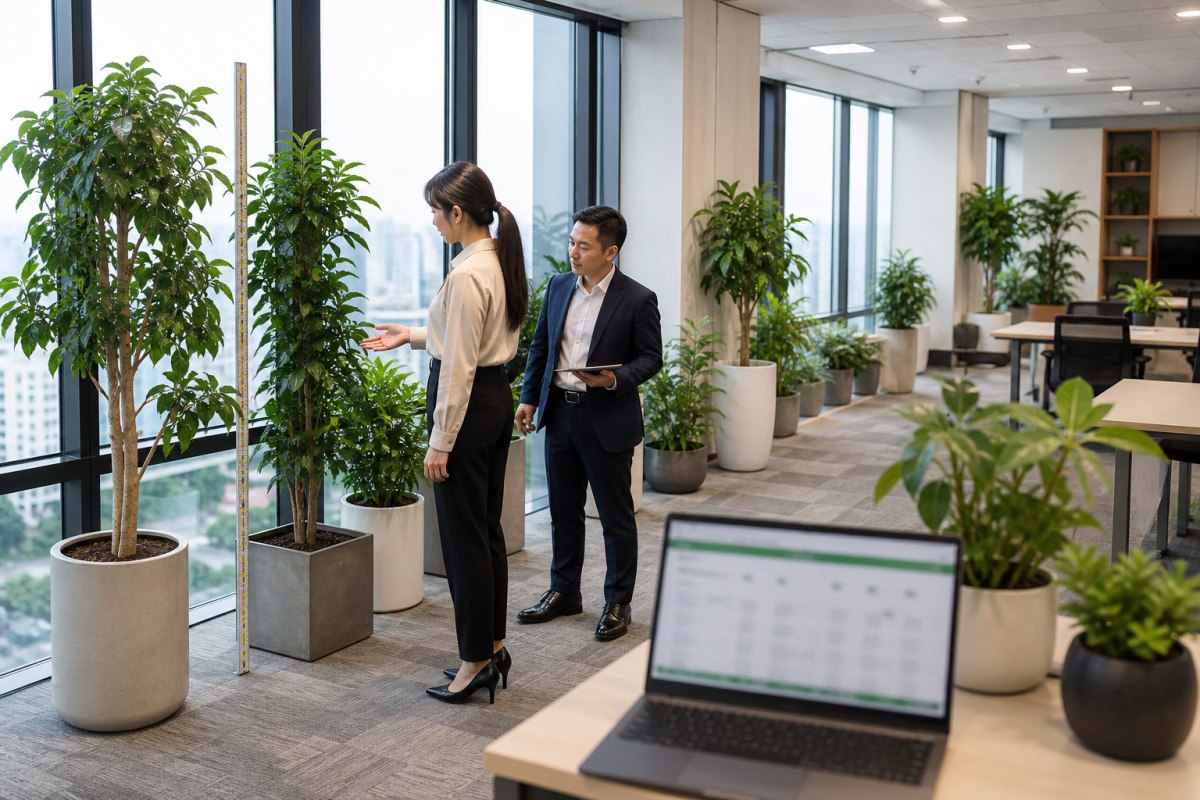 Báo giá thuê cây văn phòng phụ thuộc những yếu tố nào?