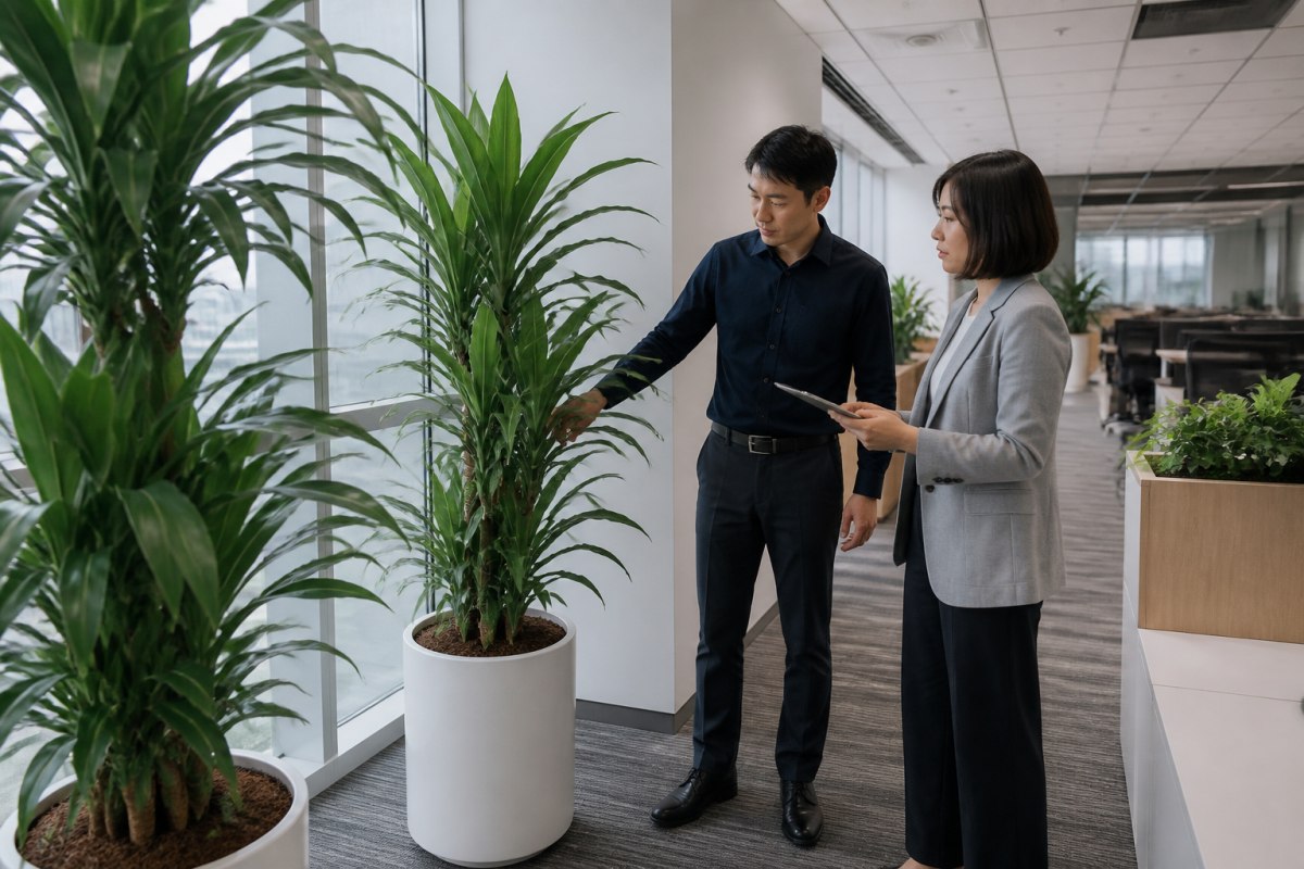 Cách nghiệm thu cây cảnh sau khi đơn vị cho thuê bàn giao